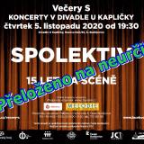 Rok 2020 jsme chtěli uzavřít speciálním koncertem...