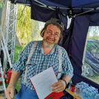 Táborská setkání 12.9.2020 na Sokolské plovárně uváděl Marek Cihlář, foto mobilní telefon