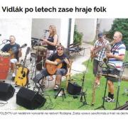 Tonda Vidlák po letech zase hraje folk