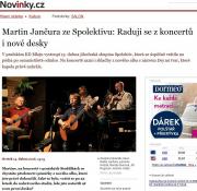 Martin Jančura ze Spolektivu: Raduji se z koncertů i nové desky