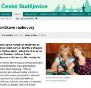 Písničkové rozhovory, ČRo České Budějovice