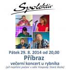 Spolektiv koncert u rybníka v Příbrazi 