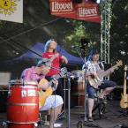 Spolektiv na Festivalu Slunce, Strážnice 10.7.2015 - Martin Jančura, Renata Melda Švecová a Jirka Regásek