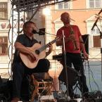 Spolektiv 20.7.2018 - Letní koncert v Jindřichově Hradci, Jarda Hnízdil a Tonda Vidlák