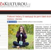 Folkové Večery S nastupují do jarní části druhého ročníku